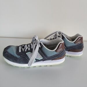 New Balance Women's WL574 Beach Cruiser Pack Classic Running Shoe Gray Green 7